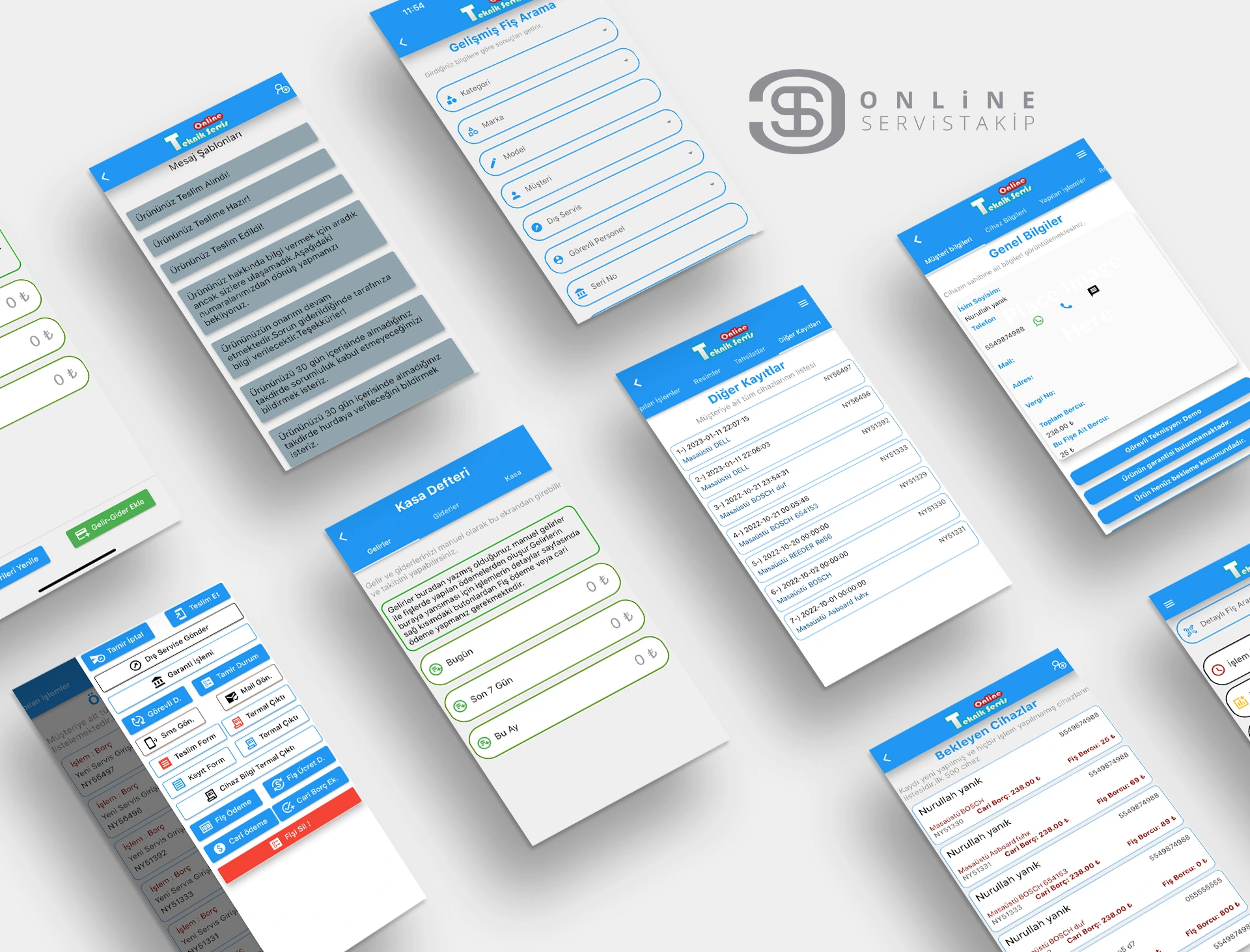 Teknik servis Programı